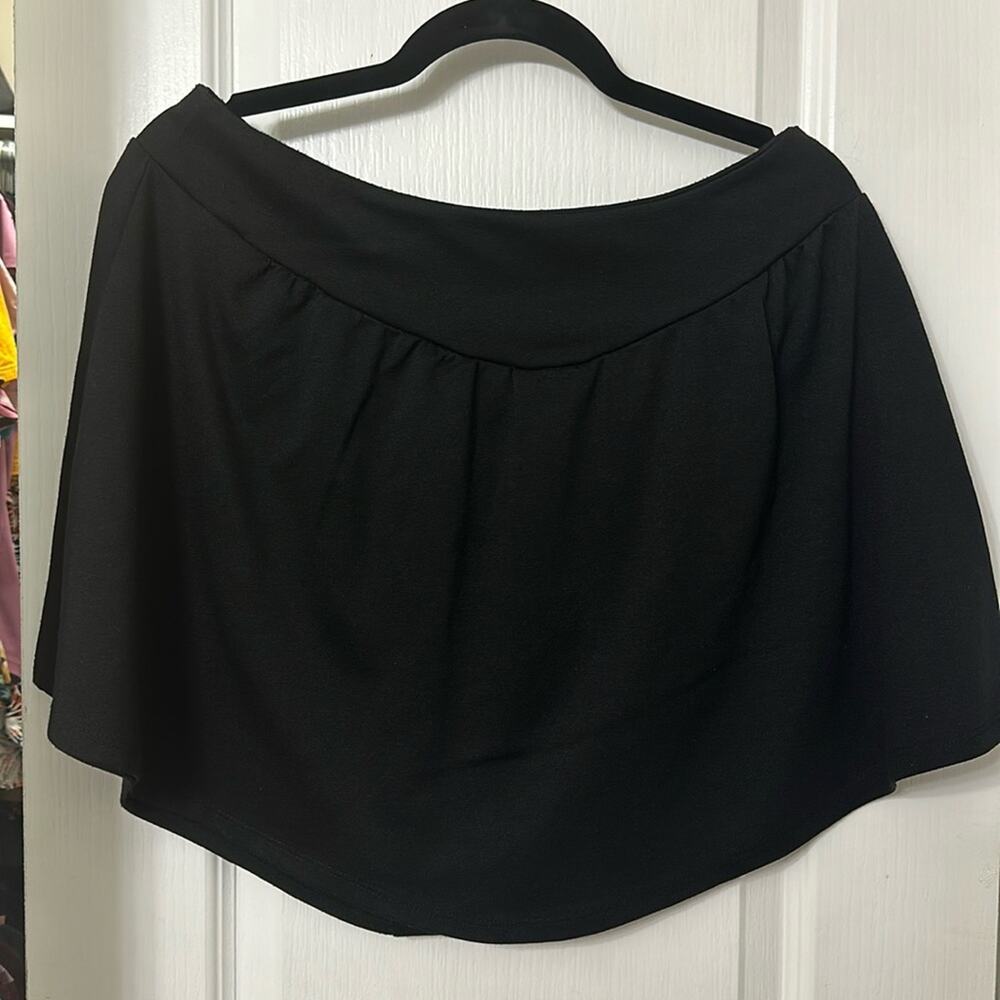Shasa black tennis skirt size L
